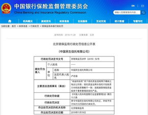 民生信托违规接受保险资金投资被罚90万元，暴露信托业风控短板